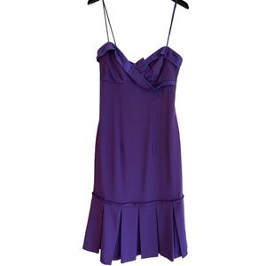 Dina Bar-El Silk Purple Dress